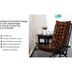 BENOBBY KIDS Coussin De Chaise Berçante, Coussin De Chaise Longue à Dossier Haut, Coussin Fauteuil Jardin Epaissi, Rocking Chair Coussin 3D, Coussin Pour Chaise à Bascule, Fauteuil, Sièges D'auto (rose Rouge, 15.8x43x3.2 Inch) -banc et tabouret Soldes Boutique 52720547 2