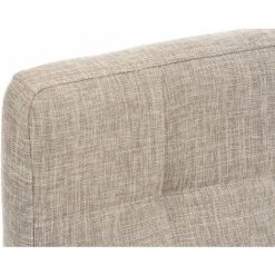 DéCOSHOP26 Tabouret De Bar En Tissu Crème Coutures Décoratives Pieds En Bois Avec Repose-pieds - Crèmem 11 DéCOSHOP26 Tabouret De Bar En Tissu Crème Coutures Décoratives Pieds En Bois Avec Repose-pieds - Crèmem -banc et tabouret Soldes Boutique 53520260 5