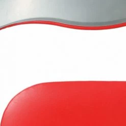 TOILINUX Lot De 2 Chaises Pliantes En PVC - Largeur 44 Longueur 48 Hauteur 79cm - Rouge -banc et tabouret Soldes Boutique 53539087 3