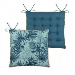 LOVELY CASA Coussin De Chaise Longbeach Bleu -banc et tabouret Soldes Boutique 53565774 2