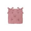 ATMOSPHERA Coussin De Chaise Carré Datara 5 Points Rose Clair -banc et tabouret Soldes Boutique 53566788 1