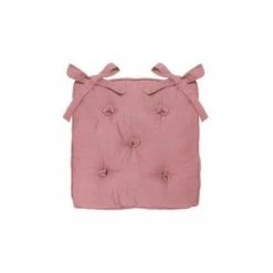 ATMOSPHERA Coussin De Chaise Carré Datara 5 Points Rose Clair