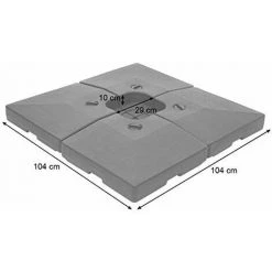 NOVA Base Parapluie Attaque Universelle Pour Les Feux De Circulation Et Les Parapluies Avec Une Base Croisée -banc et tabouret Soldes Boutique 53576437 5