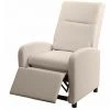 NOVA Relax Fauteuil Télévision Réglable En Cuir Eco-cuir 75x70x99cm Avec Une Séance Confortable Couleur : BEIGE -banc et tabouret Soldes Boutique 53577880 1