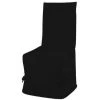 SOLEIL D'OCRE Housse De Chaise En Coton 37x50 Cm PANAMA Noir - Noir -banc et tabouret Soldes Boutique 53607164 1