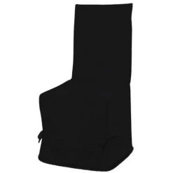 SOLEIL D'OCRE Housse De Chaise En Coton 37x50 Cm PANAMA Noir - Noir