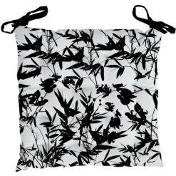 Dessus De Chaise Capitonné 40X40X5 Cm MAYLINE, Par Soleil D'Ocre - Blanc