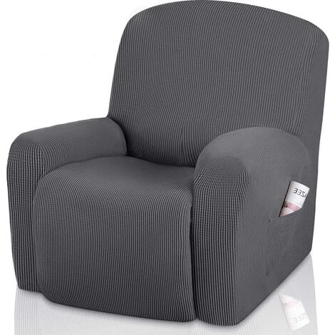 TANABATA Housse Fauteuil Relax Complète Elastique Couverture Pour Accoudoirs Fauteuil 1 Place Relax Extensible Housse Fauteuil Relax Electrique Gris 3 TANABATA Housse Fauteuil Relax Complète Elastique Couverture Pour Accoudoirs Fauteuil 1 Place Relax Extensible Housse Fauteuil Relax Electrique Gris