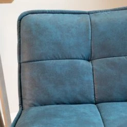 DIMEHOUSE Jelle Tabouret De Bar Industriel Turquoise - Bleu -banc et tabouret Soldes Boutique 53825495 3