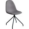 SVITA Lot De 2 Chaises De Salle à Manger Pieds En Métal Chaise Rembourrée Polyester Gris Clair -banc et tabouret Soldes Boutique 53853020 1