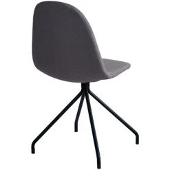 SVITA Lot De 2 Chaises De Salle à Manger Pieds En Métal Chaise Rembourrée Polyester Gris Clair 7 SVITA Lot De 2 Chaises De Salle à Manger Pieds En Métal Chaise Rembourrée Polyester Gris Clair -banc et tabouret Soldes Boutique 53853020 3