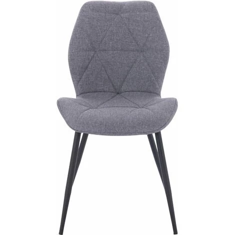 SVITA JAMIE Lot De 2 Chaises De Salle à Manger Chaise Rembourrée Sans Accoudoirs Tissu Gris Clair 6 SVITA JAMIE Lot De 2 Chaises De Salle à Manger Chaise Rembourrée Sans Accoudoirs Tissu Gris Clair – Image 4