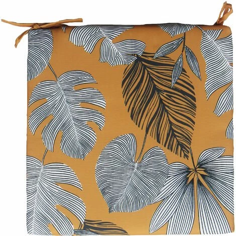 HOMEMAISON Galette De Chaise Outdoor Tropical Tournesol 40 X 40 Cm - Tournesol 3 HOMEMAISON Galette De Chaise Outdoor Tropical Tournesol 40 X 40 Cm - Tournesol