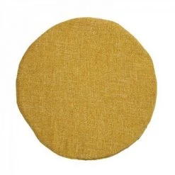 JARDIRICODECO Galette Chaise Tissu Moutarde 34cm -banc et tabouret Soldes Boutique 53960469 3