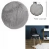 JARDIRICODECO Galette Chaise Imit Fourrure Fin Gris 34cm -banc et tabouret Soldes Boutique 53960475 1