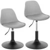 WOLTU Lot De 2 Tabouret De Bar En Similicuir. Tabouret Rotatif Pour Bar.Cuisine.Bistro Comptoir. Hauteur Réglable.Gris 1 WOLTU Lot De 2 Tabouret De Bar En Similicuir. Tabouret Rotatif Pour Bar.Cuisine.Bistro Comptoir. Hauteur Réglable.Gris -banc et tabouret Soldes Boutique 54102562 1