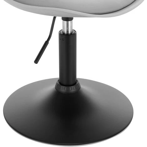 WOLTU Lot De 2 Tabouret De Bar En Similicuir. Tabouret Rotatif Pour Bar.Cuisine.Bistro Comptoir. Hauteur Réglable.Gris 6 WOLTU Lot De 2 Tabouret De Bar En Similicuir. Tabouret Rotatif Pour Bar.Cuisine.Bistro Comptoir. Hauteur Réglable.Gris – Image 4