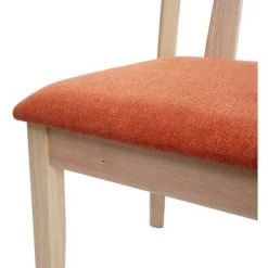2x Chaise De Salle à Manger HHG-525 Tissu/textile Bois Massif ~ Cadre Naturel, Orange 11 2x Chaise De Salle à Manger HHG-525 Tissu/textile Bois Massif ~ Cadre Naturel, Orange -banc et tabouret Soldes Boutique 54102605 5