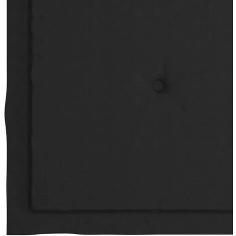 Hommoo Coussins De Chaise De Jardin 2 Pcs Noir 40x40x3 Cm Tissu 7 Hommoo Coussins De Chaise De Jardin 2 Pcs Noir 40x40x3 Cm Tissu – Image 5