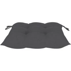 Hommoo Coussins De Chaise 4 Pcs Anthracite 40x40x7 Cm Tissu -banc et tabouret Soldes Boutique 54151870 4