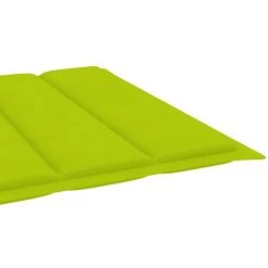 Hommoo Coussin De Chaise Longue Vert Vif 200x70x3 Cm Tissu -banc et tabouret Soldes Boutique 54152102 5