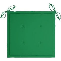 Hommoo Coussins De Chaise De Jardin 6 Pcs Vert 50x50x3 Cm Tissu -banc et tabouret Soldes Boutique 54167483 4