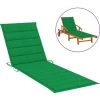 Hommoo Coussin De Chaise Longue Vert 200x70x3 Cm Tissu -banc et tabouret Soldes Boutique 54167497 1