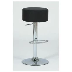 NETFURNITURE Tabouret De Bar Michelle - Réglable - Noir - Le Noir