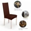 Housse De Chaise Couleur De Marron 4 Pièces FUIENKO -banc et tabouret Soldes Boutique 54326929 1