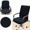 Housse De Chaise De Bureau Pivotante Couleur De Noire FUIENKO -banc et tabouret Soldes Boutique 54328805 1