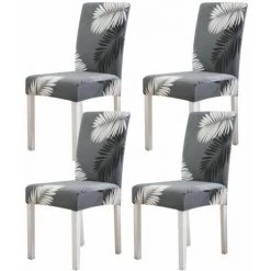 Housses De Chaise Extensibles En 4 Pièces FUIENKO