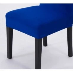 Housse De Chaise D'hôtel Couleur De Bleu Marine 1 PCS FUIENKO -banc et tabouret Soldes Boutique 54328905 2