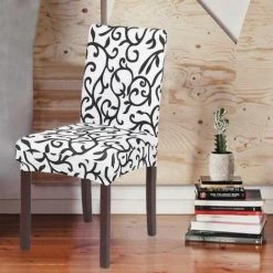 Housse De Chaise Simple Couleur De Blanche FUIENKO -banc et tabouret Soldes Boutique 54328918 3
