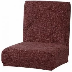 Housse De Chaise Courte à Dossier Bas Vin Couleur De Rouge FUIENKO -banc et tabouret Soldes Boutique 54329067 3