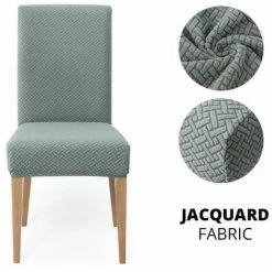 Housse En Spandex Élastique Et Extensible Pour Chaise De Salle à Manger En 1 Pcs FUIENKO