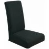 Housse De Chaise Demi-jupe Extensible Universelle Couleur De Noir FUIENKO -banc et tabouret Soldes Boutique 54329081 1
