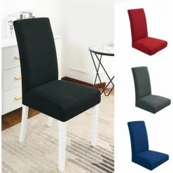 Housse De Chaise Demi-jupe Extensible Universelle Couleur De Noir FUIENKO 7 Housse De Chaise Demi-jupe Extensible Universelle Couleur De Noir FUIENKO -banc et tabouret Soldes Boutique 54329081 2