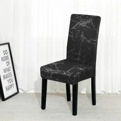 Housse De Siège élastique Hauteur 45-60cm Couleur De Noir FUIENKO