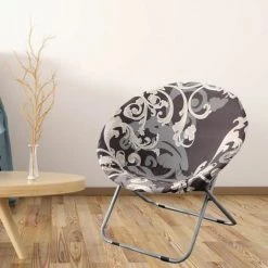 Housses De Chaise De Soucoupe Ronde En 1 Pièce FUIENKO 8 Housses De Chaise De Soucoupe Ronde En 1 Pièce FUIENKO -banc et tabouret Soldes Boutique 54329203 3