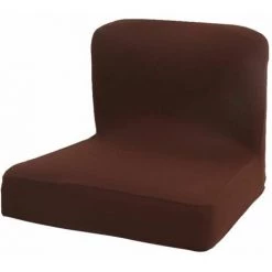 Housse De Tabouret De Bar Coloris Café Hauteur En 35cm FUIENKO