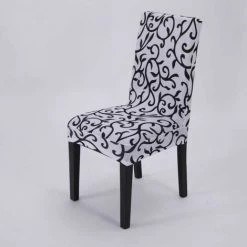 Housse De Chaise De Mode Simple Couleur De Blanche Et Noire FUIENKO 9 Housse De Chaise De Mode Simple Couleur De Blanche Et Noire FUIENKO -banc et tabouret Soldes Boutique 54329258 4