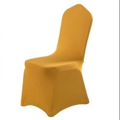 Housse De Chaise Stretch Or 2 PCS FUIENKO