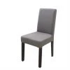 Housse De Chaise Universelle Coleur Gris En 2Pcs FUIENKO -banc et tabouret Soldes Boutique 54329369 1
