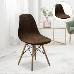 Housse De Chaise Sans Accoudoir Hauteur Café En 40-48cm FUIENKO -banc et tabouret Soldes Boutique 54329564 4