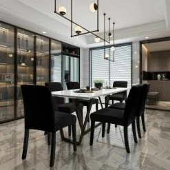 Housse De Siège élastique Couleur De Noir 6 Pièces FUIENKO -banc et tabouret Soldes Boutique 54330335 4