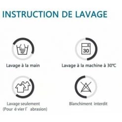 Housse De Chaise Extensible 6 Pcs Couleur De Noir FUIENKO -banc et tabouret Soldes Boutique 54330346 3