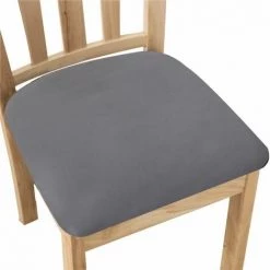 Housse De Siège Imperméable Grise En 4 Pièces FUIENKO