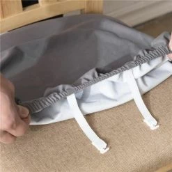 Housse De Siège Imperméable Grise En 4 Pièces FUIENKO -banc et tabouret Soldes Boutique 54330401 3