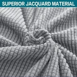 Couverture à Dossier Haut Couleur De Gris Clair 2 Pièces FUIENKO -banc et tabouret Soldes Boutique 54330473 3