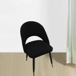 Housse De Chaise Courbée Souple Couleur De Noir Longueur 45-55cm FUIENKO 7 Housse De Chaise Courbée Souple Couleur De Noir Longueur 45-55cm FUIENKO -banc et tabouret Soldes Boutique 54330524 2
